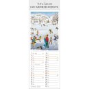 Naive Malerei Kalender Format 11,9 x 34 cm